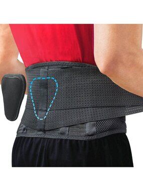 Lower Back Pain Relief Brace - Sciatica, Herniated Disc Support - Breathable